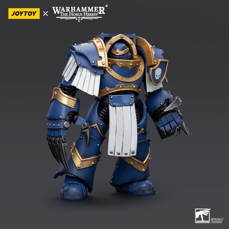 Warhammer: The Horus Heresy Ultramarines Cataphractii Terminator Squad Terminator with Lightning Claws 1/18 Scale Action Figure