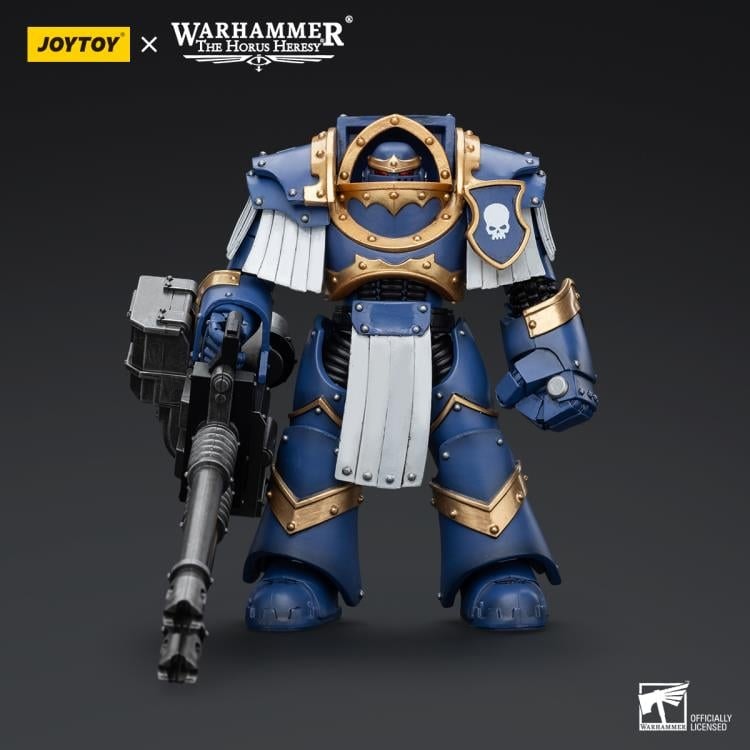 Warhammer: The Horus Heresy Ultramarines Cataphractii Terminator Squad Terminator with Reaper Autocannon 1/18 Scale Action Figure