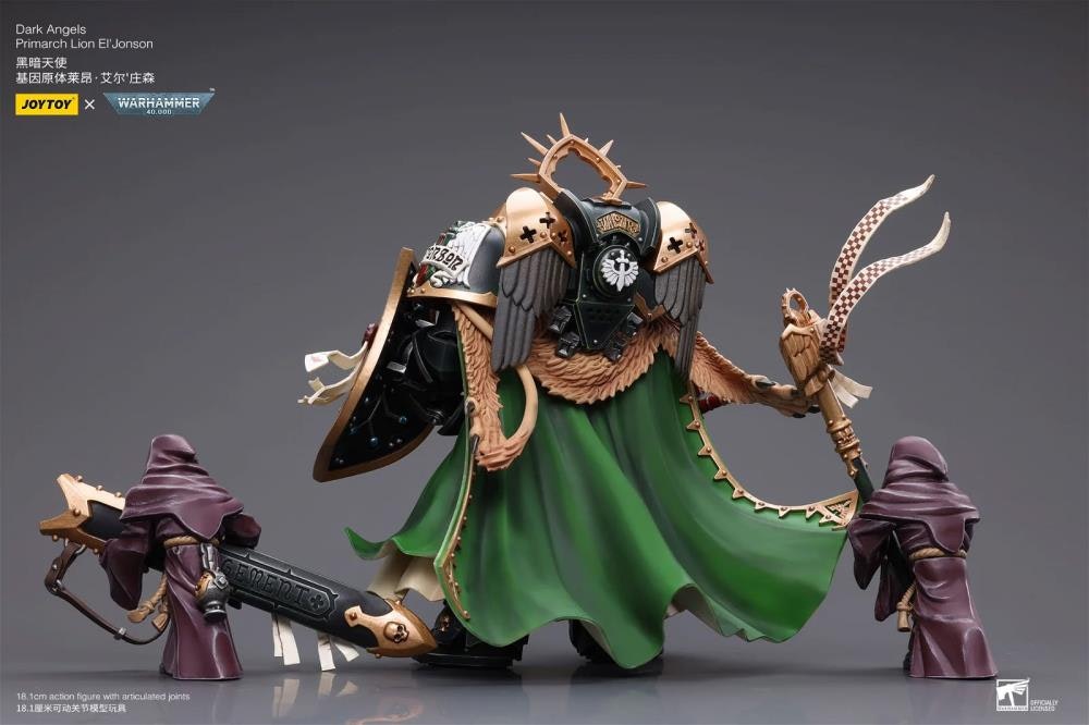 Warhammer 40k Dark Angels Primarch Lion El'Jonson 1/18 Scale Action Figure
