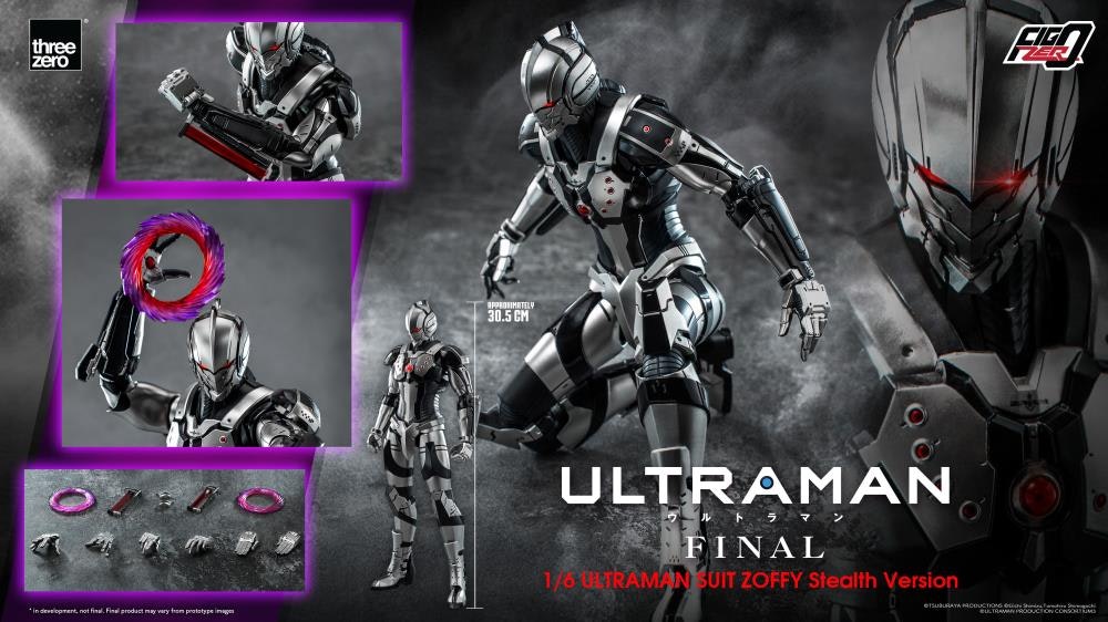 Ultraman Final Season FigZero Ultraman Suit Zoffy (Stealth Ver.) 1/6 Scale Figure