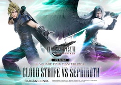 Final Fantasy VII Rebirth Square Enix Masterline Cloud Strife vs. Sephiroth 1/4 Scale Statue (With Bonus)
