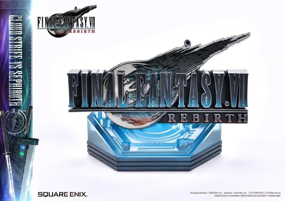 Final Fantasy VII Rebirth Square Enix Masterline Cloud Strife vs. Sephiroth 1/4 Scale Statue (With Bonus)