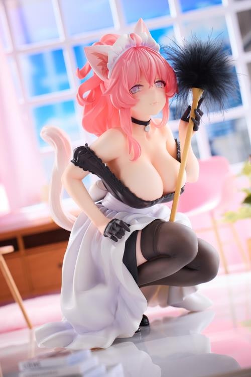 Cat's Thought Maid Cat Mo-chan 1/4 Scale Figure