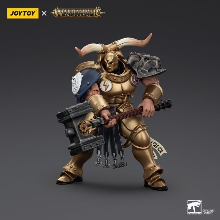 Warhammer: The Age of Sigmar Stormcast Eternals The Blacktalons Rostus Oxenhammer 1/18 Scale Action Figure
