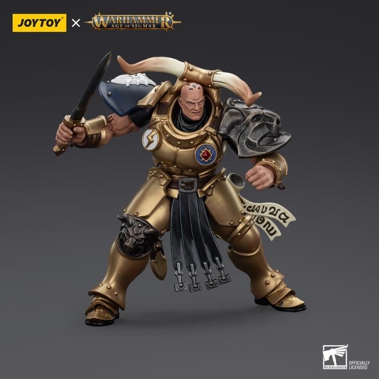 Warhammer: The Age of Sigmar Stormcast Eternals The Blacktalons Rostus Oxenhammer 1/18 Scale Action Figure