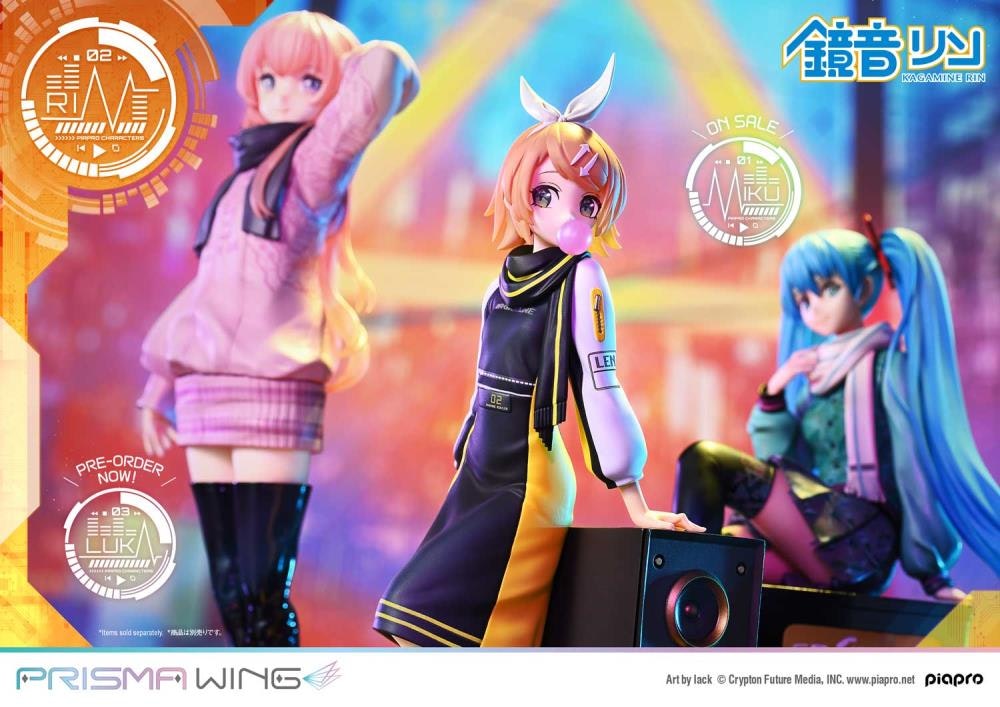 Vocaloid Prisma Wing Kagamine Rin (Art by lack) 1/7 Scale Figure
