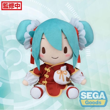 Character Vocal Series 01: Hatsune Miku Fuwa Petit Plush Figure Hatsune Miku Going Out Series Chinatown Ver. M