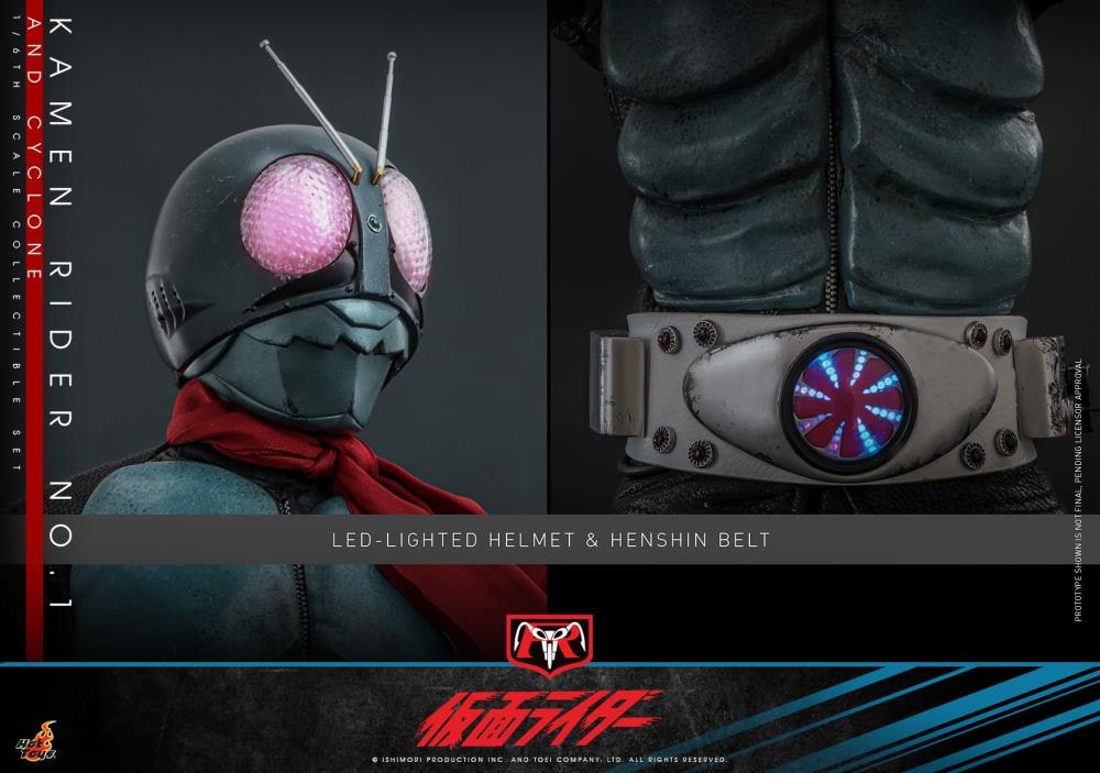 Kamen Rider TMS148 Kamen Rider No.1 & Cyclone 1/6th Scale Collectible Figure Set