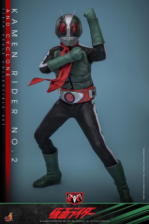 Kamen Rider TMS149 Kamen Rider No.2 & Cyclone 1/6th Scale Collectible Figure Set