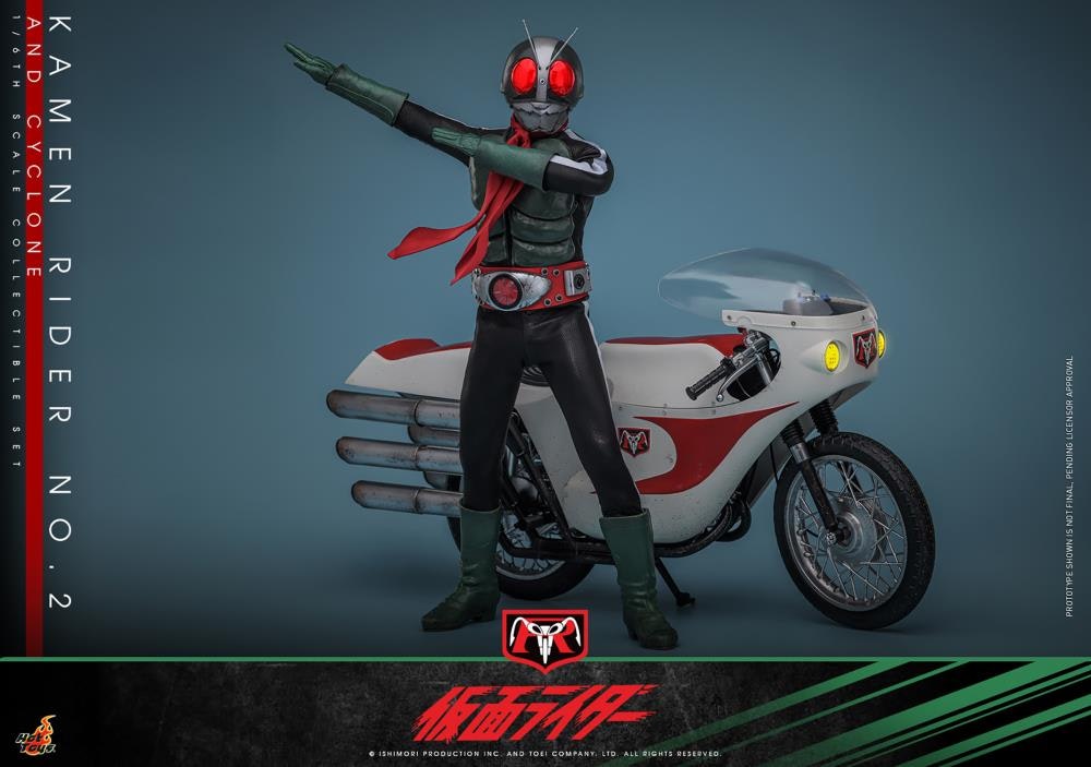Kamen Rider TMS149 Kamen Rider No.2 & Cyclone 1/6th Scale Collectible Figure Set