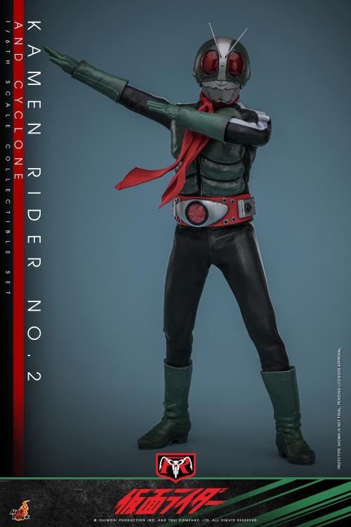 Kamen Rider TMS149 Kamen Rider No.2 & Cyclone 1/6th Scale Collectible Figure Set