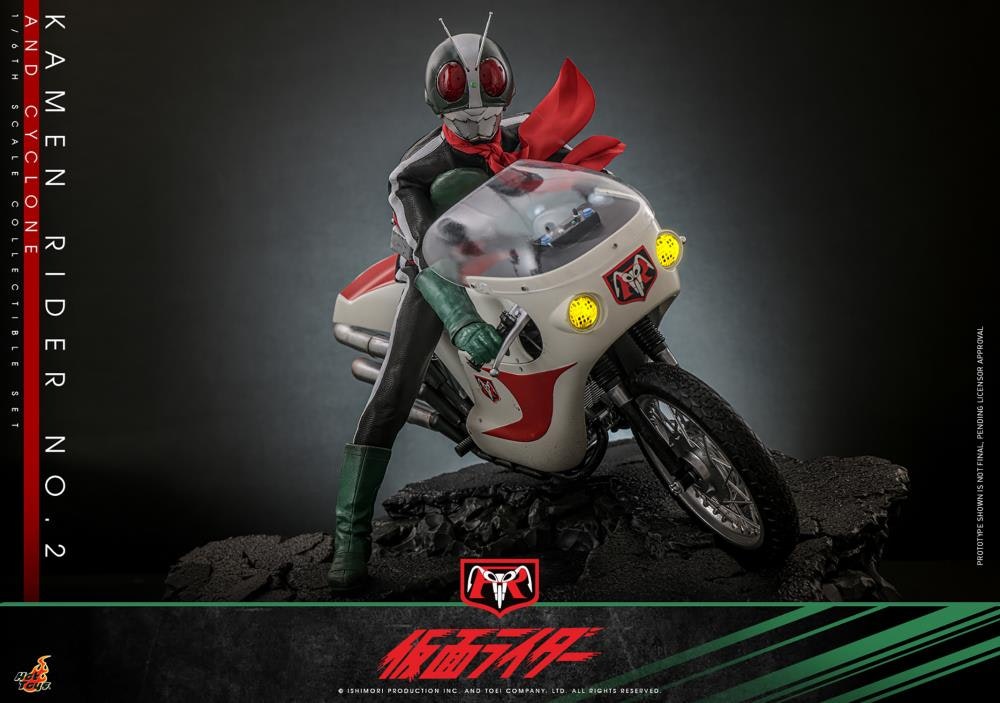 Kamen Rider TMS149 Kamen Rider No.2 & Cyclone 1/6th Scale Collectible Figure Set