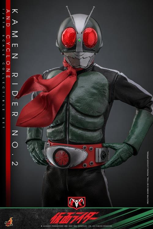 Kamen Rider TMS149 Kamen Rider No.2 & Cyclone 1/6th Scale Collectible Figure Set