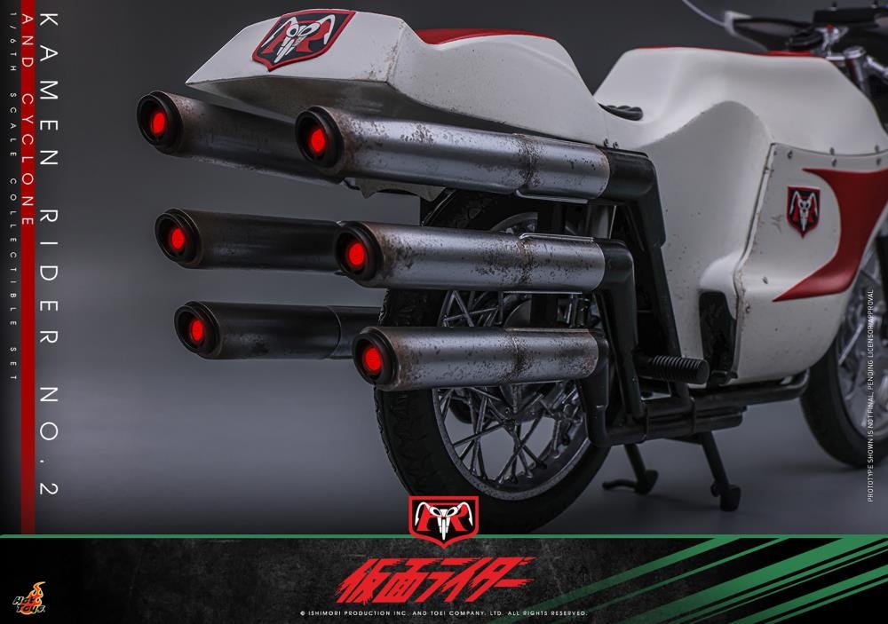 Kamen Rider TMS149 Kamen Rider No.2 & Cyclone 1/6th Scale Collectible Figure Set