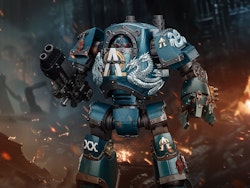 Warhammer: The Horus Heresy Alpha Legion Contemptor Dreadnought with Gravis Plasma Cannon 1/18 Scale Action Figure