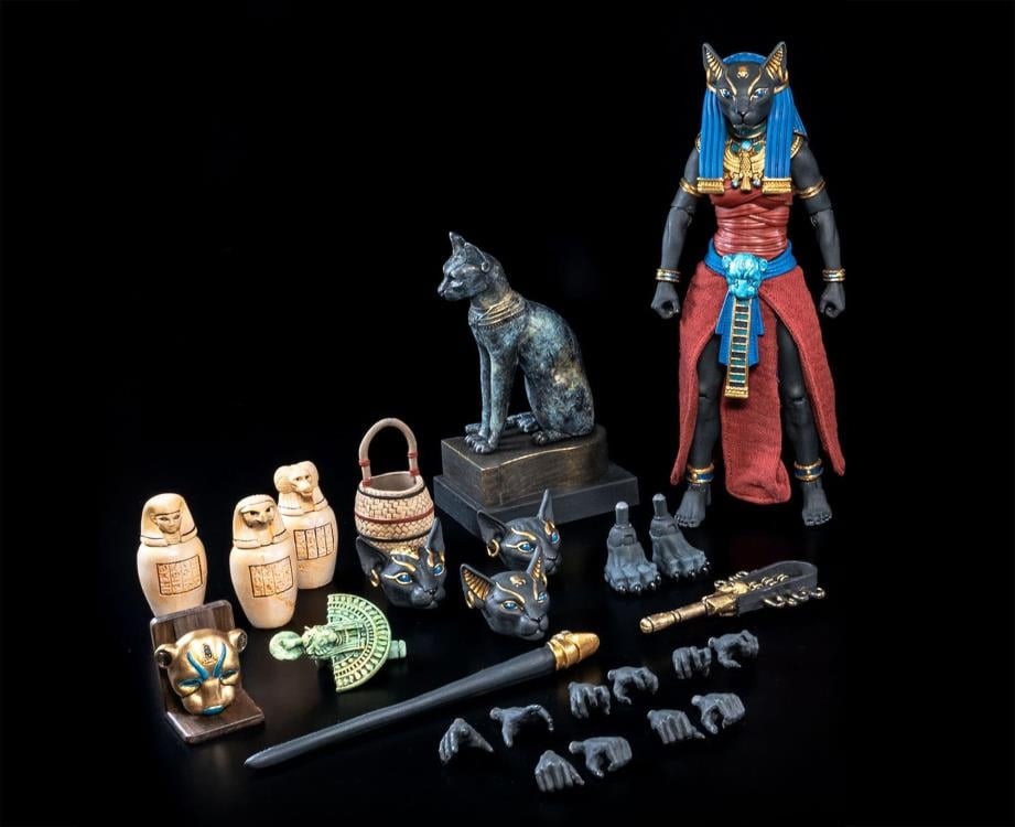 Figura Obscura Bastet (Black and Red Ver.) Action Figure