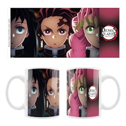 Demon Slayer: Kimetsu no Yaiba Ceramic Mug Tanjiro, Mitsuri, Muichiro 320ml