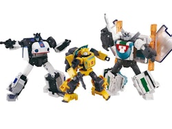 Transformers Dramatic Capture Series Cybertron Chase Three-Pack of Figures