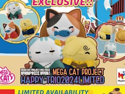 One Piece Mega Cat Project Nyan Piece Nyaan! (Happy Trio 2024 Limited Ver.) Set of 3 Figures