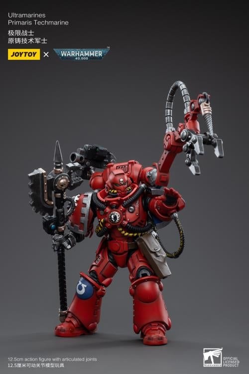 Warhammer 40K Ultramarines Primaris Techmarine Brother Tybestis 1/18 Scale Action Figure