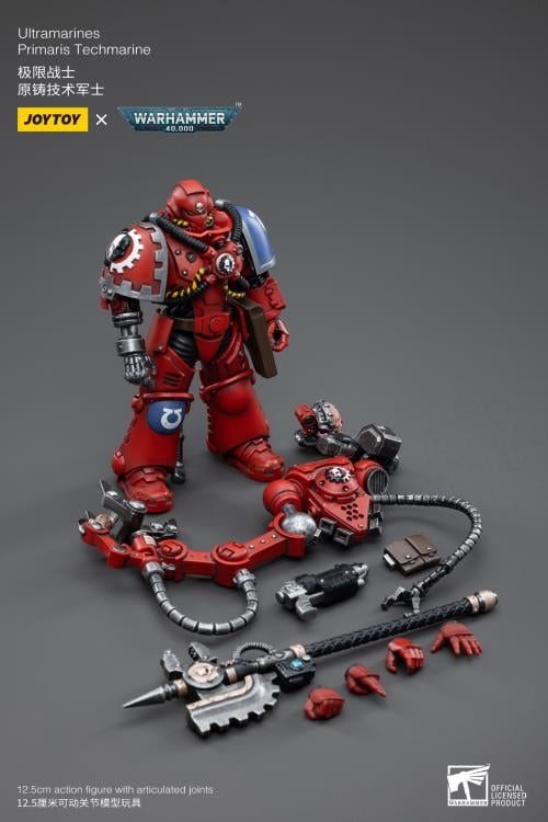 Warhammer 40K Ultramarines Primaris Techmarine Brother Tybestis 1/18 Scale Action Figure