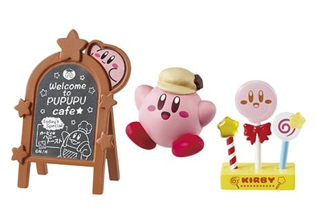 Kirby Cafe Time Boxed Set of 8 Figures and Accessories