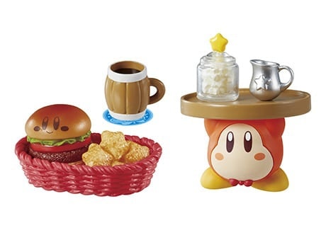 Kirby Cafe Time Boxed Set of 8 Figures and Accessories