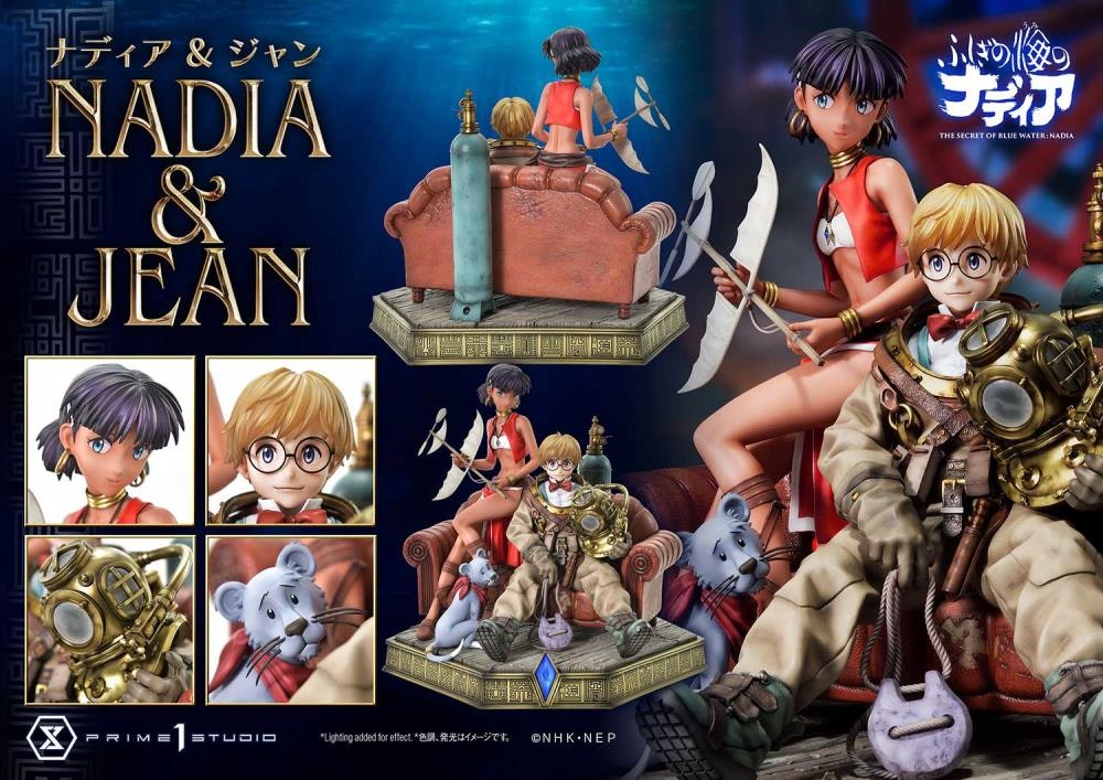 Nadia: The Secret of Blue Water Concept Masterline Nadia & Jean 1/6 Scale Statue