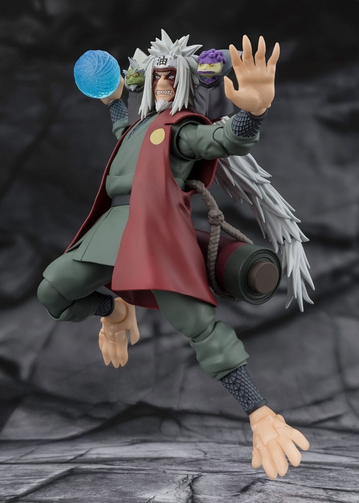 Naruto: Shippuden S.H.Figuarts Jiraiya -Hidden Leaf Heroic Master Sage- (Sage Mode Set) Action Figure