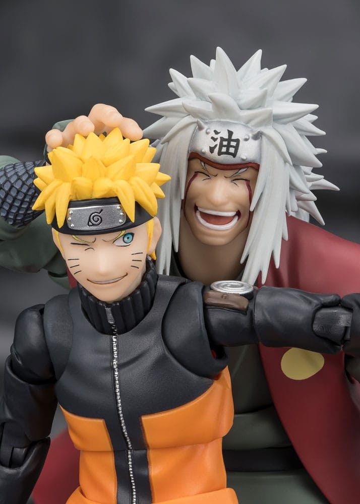 Naruto: Shippuden S.H.Figuarts Jiraiya -Hidden Leaf Heroic Master Sage- (Sage Mode Set) Action Figure