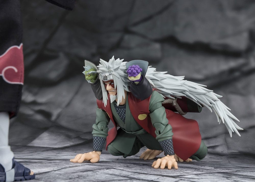 Naruto: Shippuden S.H.Figuarts Jiraiya -Hidden Leaf Heroic Master Sage- (Sage Mode Set) Action Figure