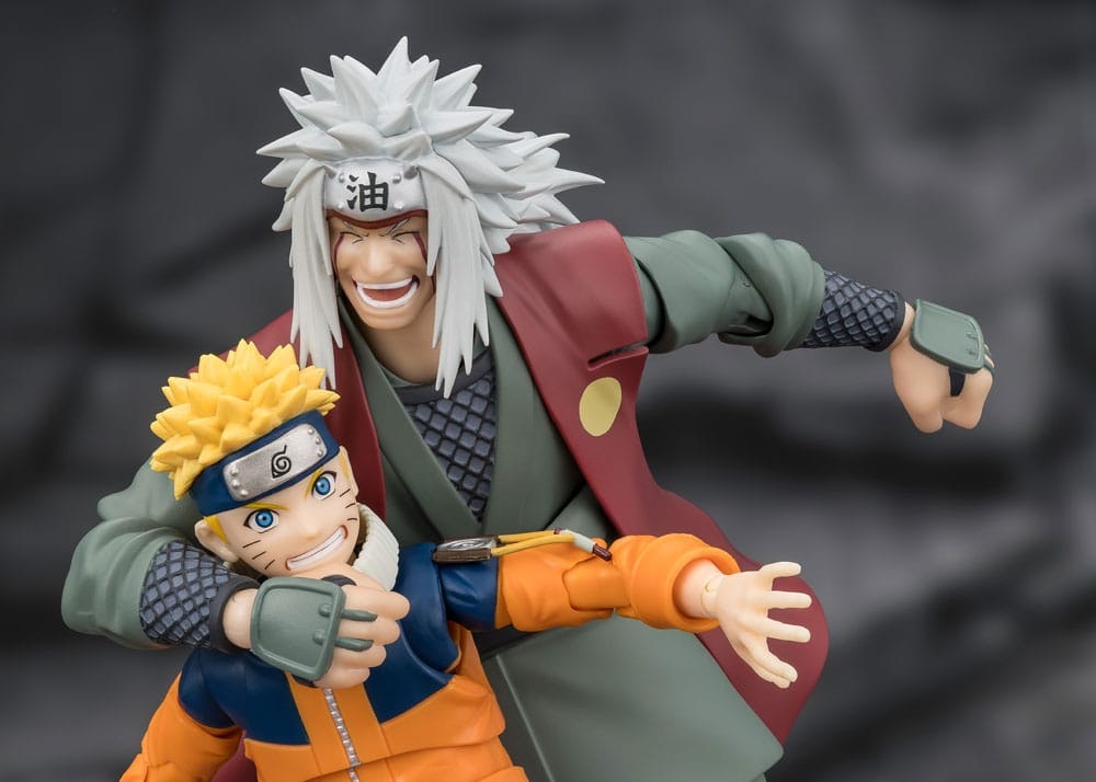 Naruto: Shippuden S.H.Figuarts Jiraiya -Hidden Leaf Heroic Master Sage- (Sage Mode Set) Action Figure