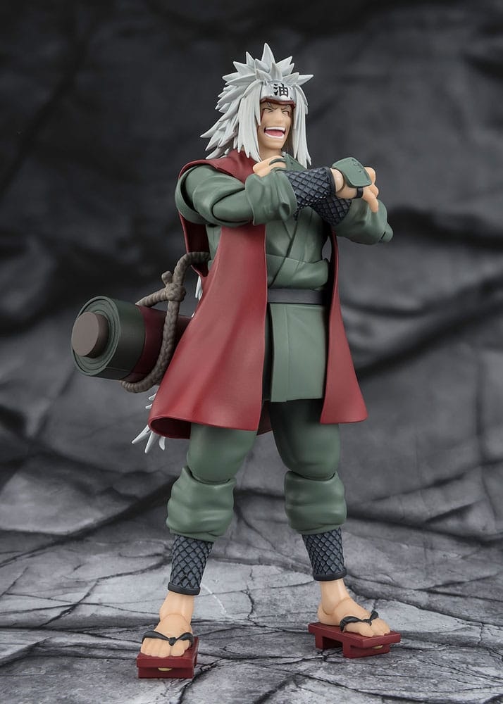 Naruto: Shippuden S.H.Figuarts Jiraiya -Hidden Leaf Heroic Master Sage- (Sage Mode Set) Action Figure