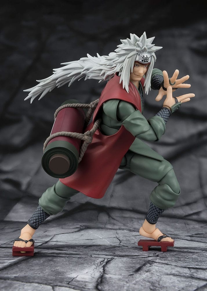Naruto: Shippuden S.H.Figuarts Jiraiya -Hidden Leaf Heroic Master Sage- (Sage Mode Set) Action Figure