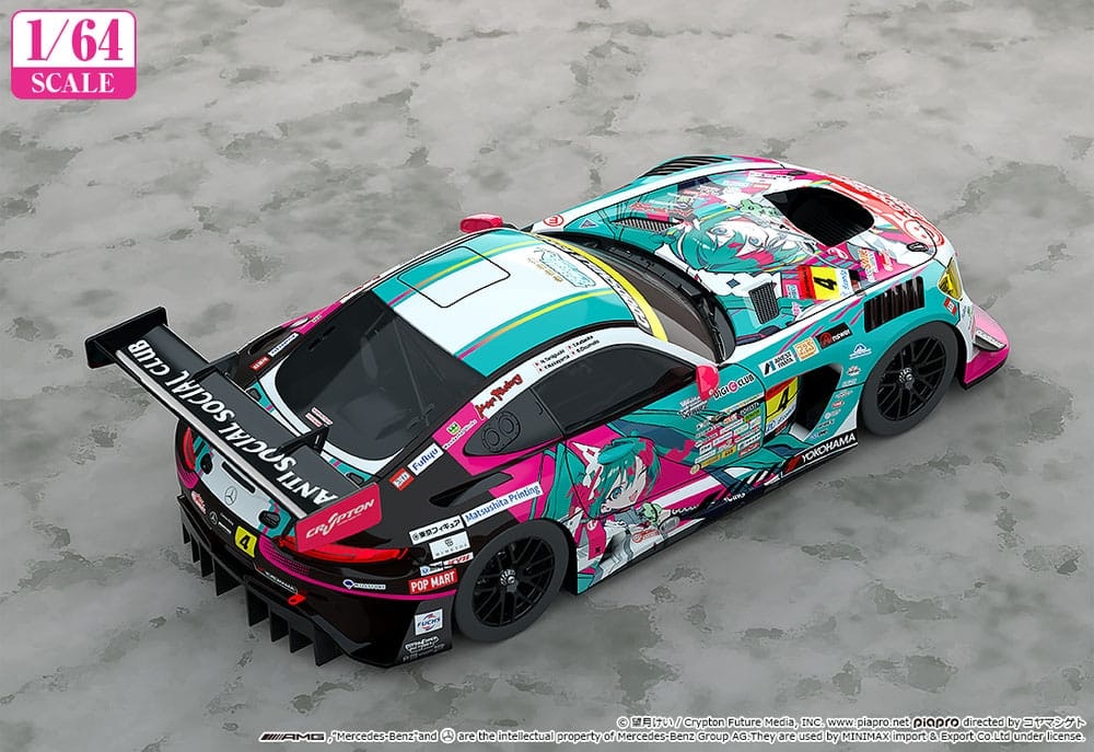 Hatsune Miku GT Project Vehicle 1/64 Hatsune Miku AMG 2025 Season Opening Ver.