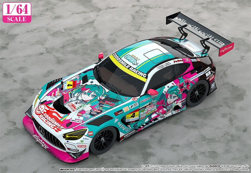 Hatsune Miku GT Project Vehicle 1/64 Hatsune Miku AMG 2025 Season Opening Ver.