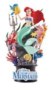 The Little Mermaid D-Stage DS-012 Ariel and Flounder Statue