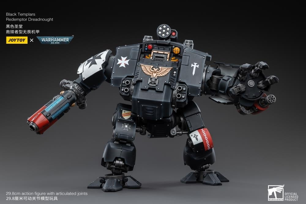 Warhammer 40K Black Templars Redemptor Dreadnought 1/18 Scale Action Figure BY JOYTOY - BRAND WARHAMMER