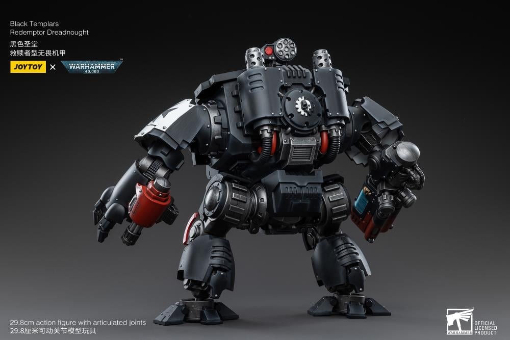 Warhammer 40K Black Templars Redemptor Dreadnought 1/18 Scale Action Figure BY JOYTOY - BRAND WARHAMMER