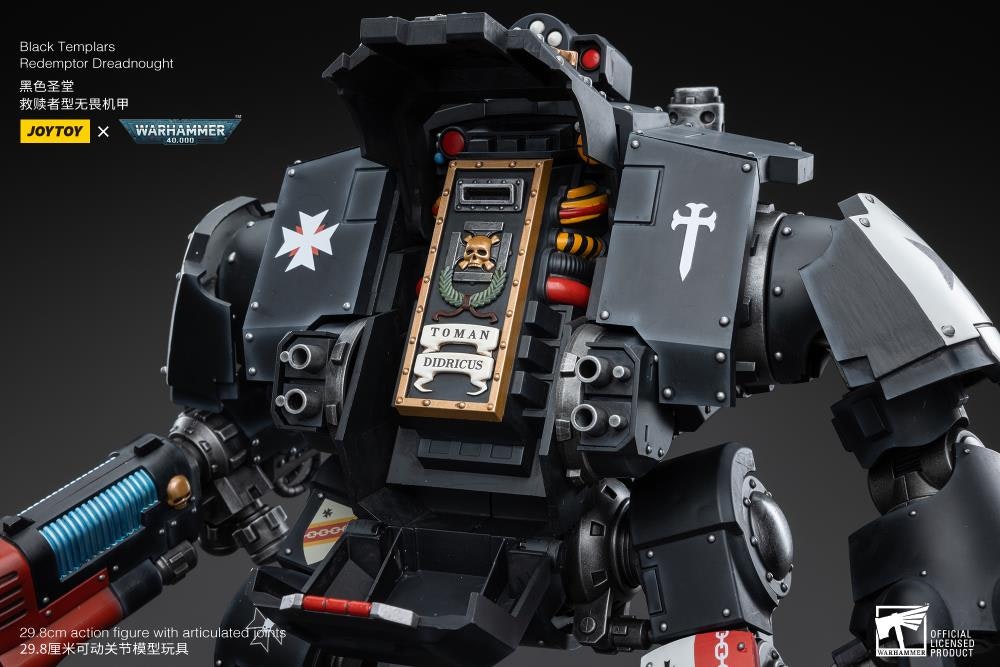 Warhammer 40K Black Templars Redemptor Dreadnought 1/18 Scale Action Figure BY JOYTOY - BRAND WARHAMMER