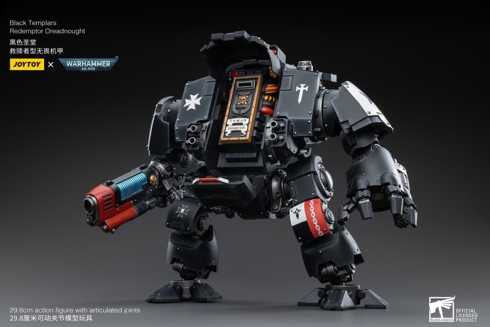 Warhammer 40K Black Templars Redemptor Dreadnought 1/18 Scale Action Figure BY JOYTOY - BRAND WARHAMMER