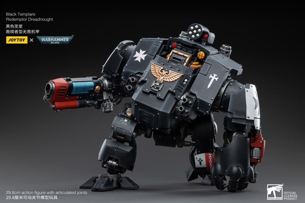 Warhammer 40K Black Templars Redemptor Dreadnought 1/18 Scale Action Figure BY JOYTOY - BRAND WARHAMMER