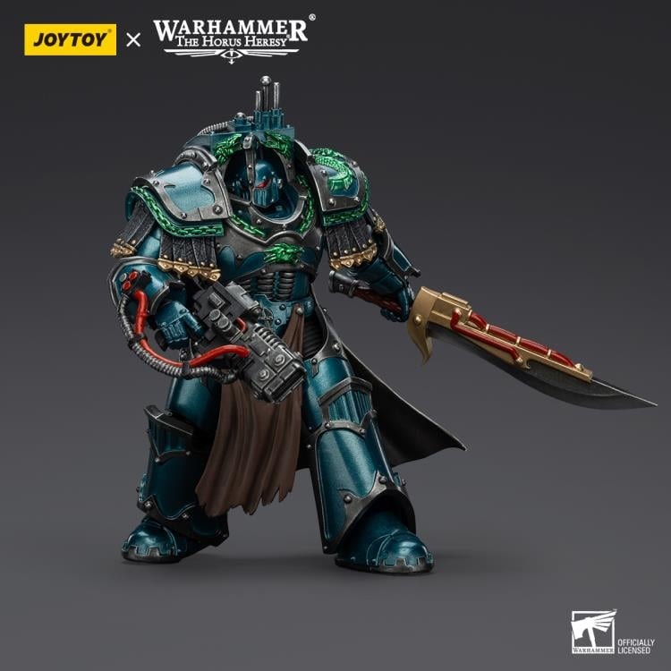 Warhammer: The Horus Heresy Alpha Legion Legion Praetor in Cataphractii Terminator Armor 1/18 Scale Action Figure