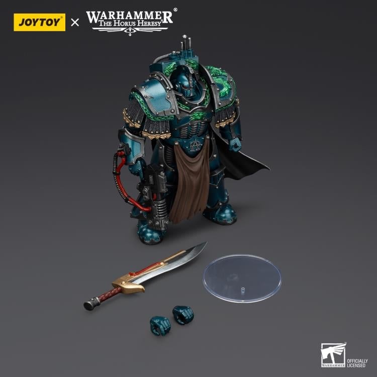 Warhammer: The Horus Heresy Alpha Legion Legion Praetor in Cataphractii Terminator Armor 1/18 Scale Action Figure