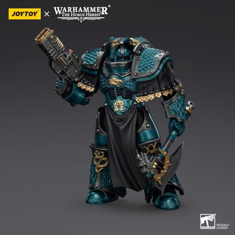 Warhammer: The Horus Heresy Alpha Legion Lernaean Terminator with Volkite Charger 1/18 Scale Action Figure