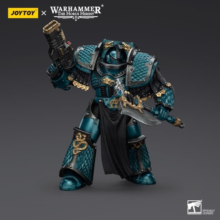 Warhammer: The Horus Heresy Alpha Legion Lernaean Terminator with Volkite Charger 1/18 Scale Action Figure