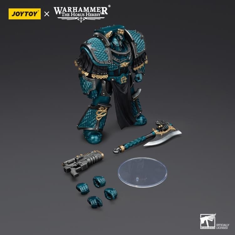Warhammer: The Horus Heresy Alpha Legion Lernaean Terminator with Volkite Charger 1/18 Scale Action Figure