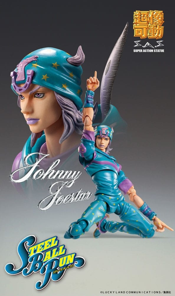 JoJo’s Bizarre Adventure: Steel Ball Run Super Action Statue Johnny Joestar Second