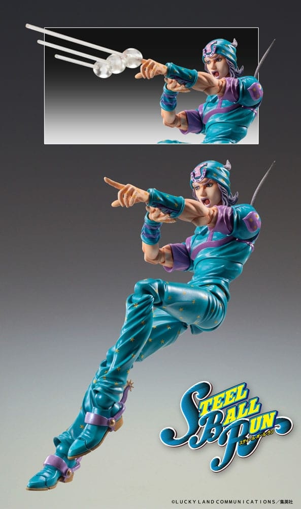 JoJo’s Bizarre Adventure: Steel Ball Run Super Action Statue Johnny Joestar Second