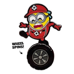 Despicable Me Pin Badge Tire Minion Spinning